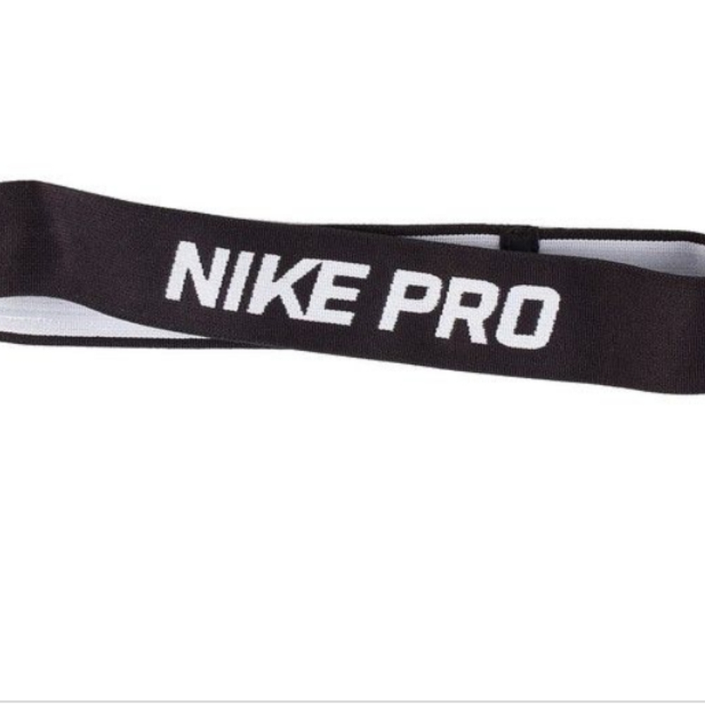 Nike Pro Headband Hairband Black White New